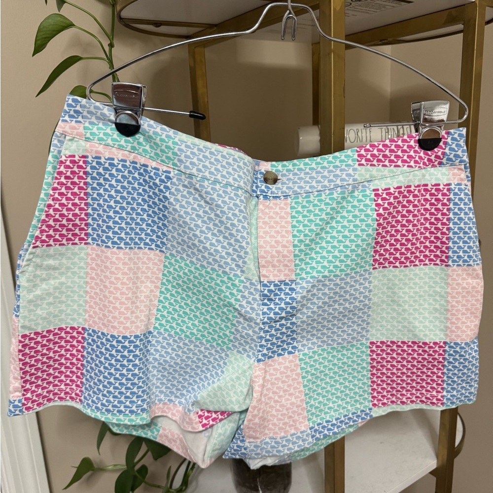 Vineyard Vines Multicolor Patchwork Shorts NWT